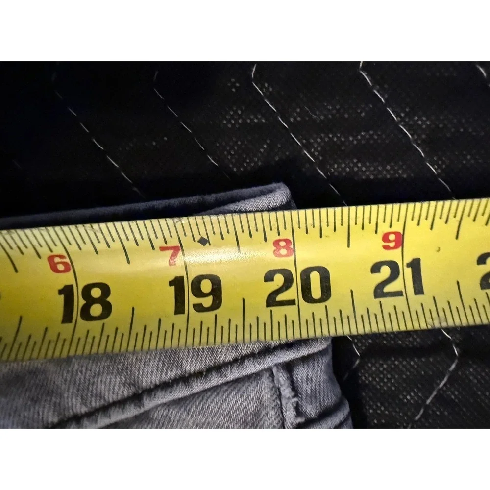 Levi's 514 Straight Fit Jeans Mens 40x30 Grey Red Tab Stretch Denim